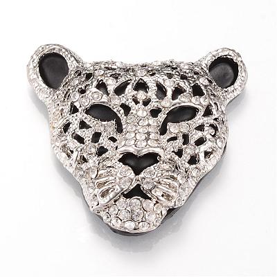Alloy Rhinestone Pendants PALLOY-R094-11-1