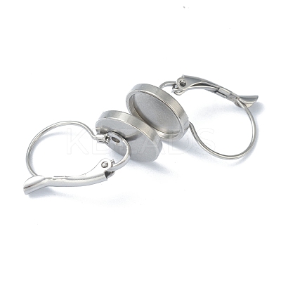 Tarnish Resistant 304 Stainless Steel Leverback Earring Findings KK-H152-09C-P-1