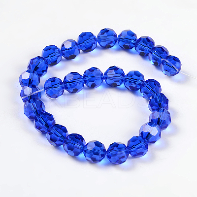 Imitation Austrian Crystal Bead Strands G-M181-4mm-13A-1