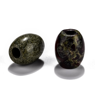 Natural Dragon Blood Jasper European Beads G-F580-A08-1