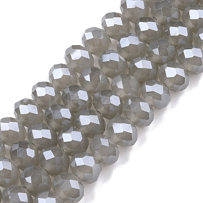 Electroplate Glass Beads Strands EGLA-A044-J8mm-A10-1