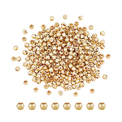 300Pcs Brass Spacer Beads KK-PH0010-38-1