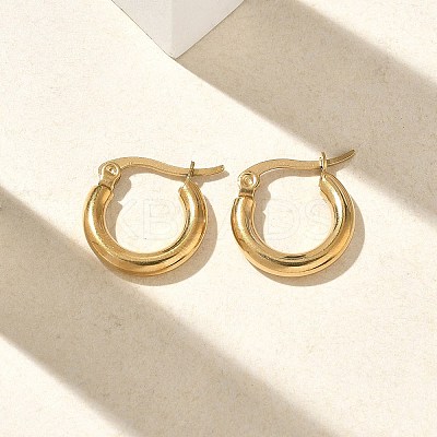 304 Stainless Steel Hoop Earrings for Women EJEW-A159-01G-1