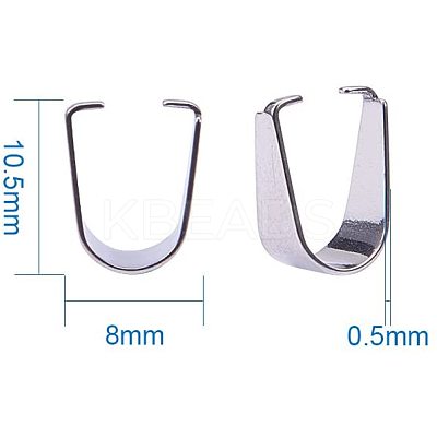 304 Stainless Steel Pinch Bails STAS-PH0002-40P-1