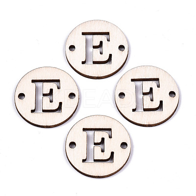 Unfinished Natural Poplar Wood Links Connectors WOOD-S045-140B-01E-1