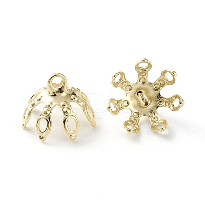 Brass Bead Cap Pendant Bails X-KK-H739-19-1