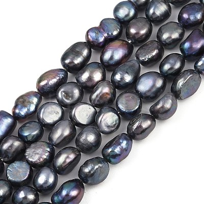Natural Cultured Freshwater Pearl Beads Strands PEAR-P064-20K-03D-1