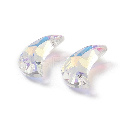 Electroplate Transparent Glass Pendants X-GLAA-A008-10A-1