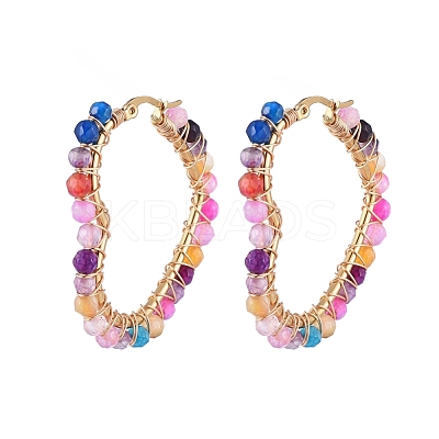 201 Stainless Steel Hoop Earrings EJEW-JE04117-1