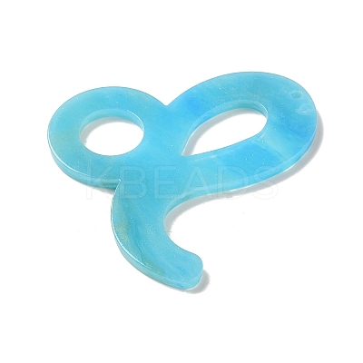 Acrylic Keychain Pendants SACR-S608-04G-01-1