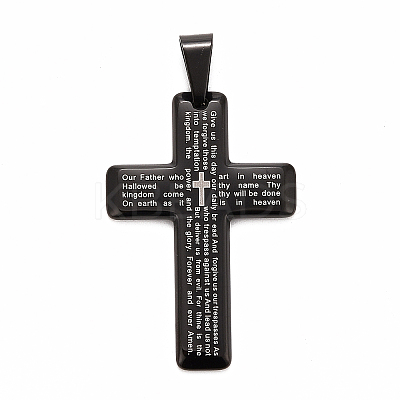 304 Stainless Steel Big Pendants LS-STAS-O116-01BP-1