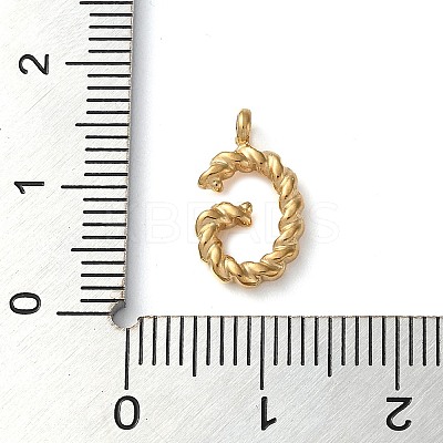 316 Surgical Stainless Steel Pendants & Charms LS-STAS-D031-01G-1