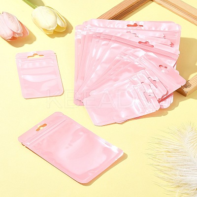 40Pcs 4 Styles Macaron Color Plastic Yin-yang Resealable Bags OPP-FS0001-18C-1