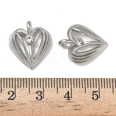 Alloy Rhinestone Pendants FIND-L026-04P-1