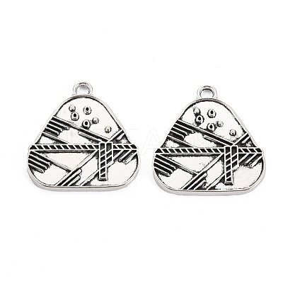 Tibetan Style Alloy Pendant Enamel Settings PALLOY-N160-74AS-1