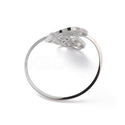 304 Stainless Steel Open Rings for Women RJEW-S240-02P-1