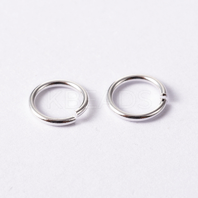Brass Open Jump Rings JRC8MM-S-1