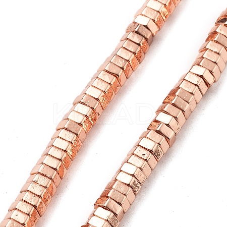 Electroplated Synthetic Non-magnetic Hematite Beads Strands G-M095-G01-01RG-1