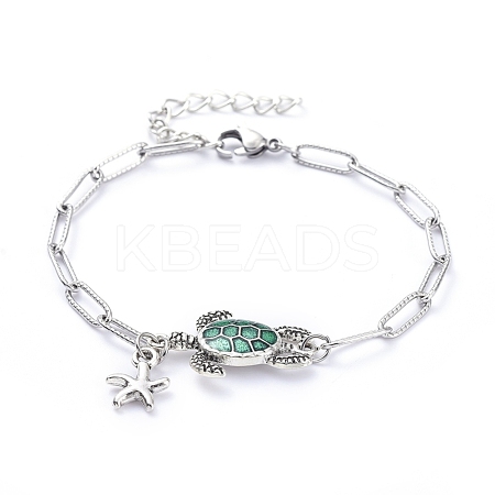 Charm Bracelets BJEW-JB05131-1