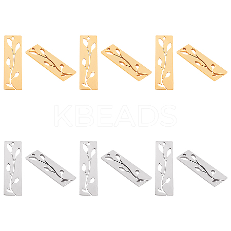 201 Stainless Steel Pendants STAS-UN0013-12-1