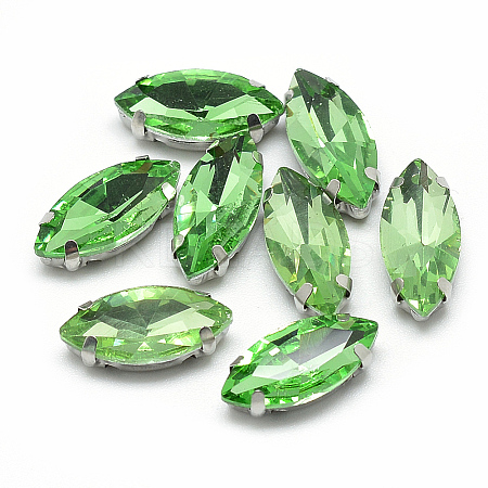 Sew on Rhinestone RGLA-T034-6x12mm-19-1