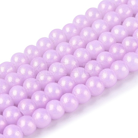 Baking Paint Glass Pearl Beads Strands LS-DGLA-ZX001-05B-09-1