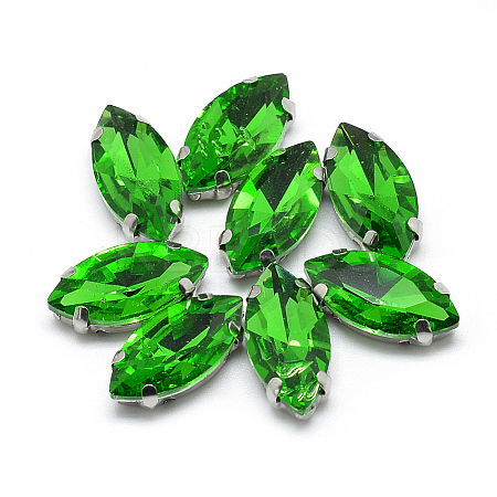 Sew on Rhinestone RGLA-T034-4x8mm-20-1