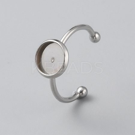 Stainless Steel Ring Components STAS-WH0029-98B-P-1
