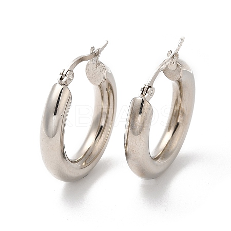 Non-Tarnish 304 Stainless Steel Huggie Hoop Earrings for Women EJEW-Q767-01C-P-1