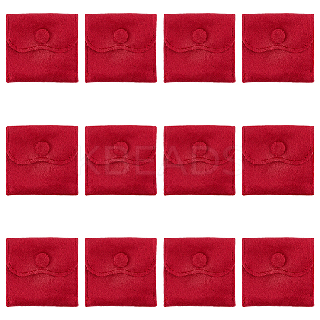 12Pcs Velvet Jewelry Pouches ABAG-AN0001-04A-1