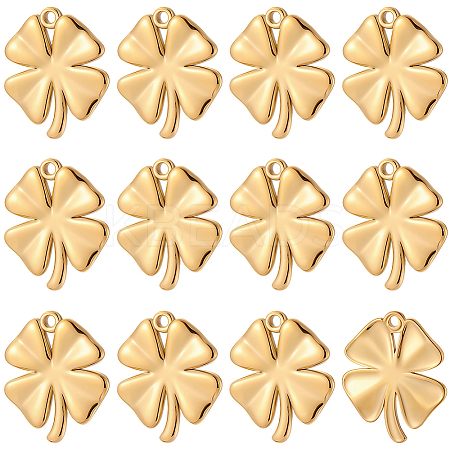 12Pcs 304 Stainless Steel Charms STAS-BBC0007-80G-1
