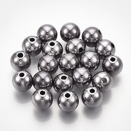 UV Plating ABS Plastic Beads CCB-S162-29F-01-1