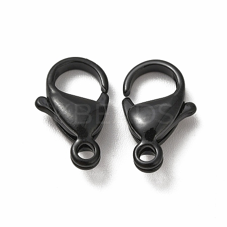 Spray Painted 304 Stainless Steel Lobster Claw Clasps LS-STAS-R120-01F-02-1