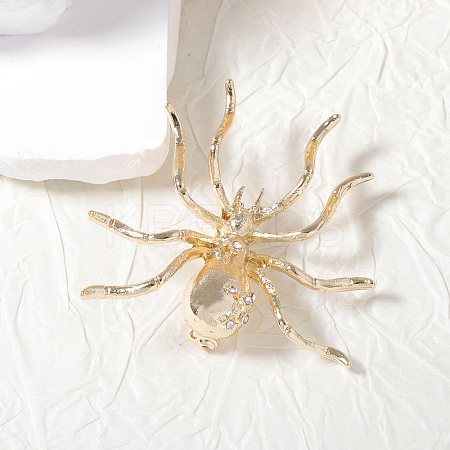 Halloween Alloy Rhinestone Brooches for Clothes LS-JEWB-P049-01G-1