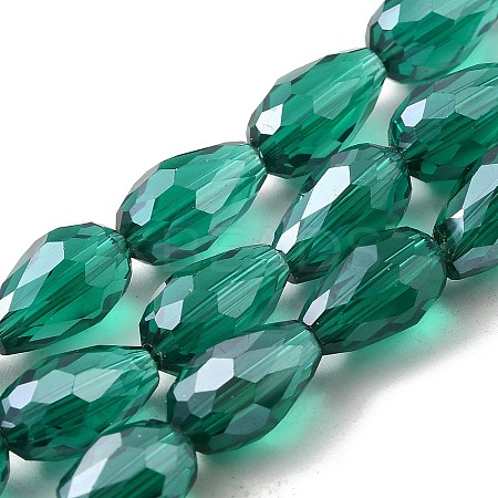 Electroplate Glass Beads Strands EGLA-R008-15x10mm-2-1