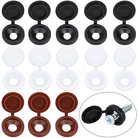 300Pcs 3 Colors Plastic Furniture Fence Screw Hole Plug FIND-GF0006-49B-1