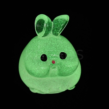 Luminous Resin Rabbit Ornament CRES-M020-03E-1