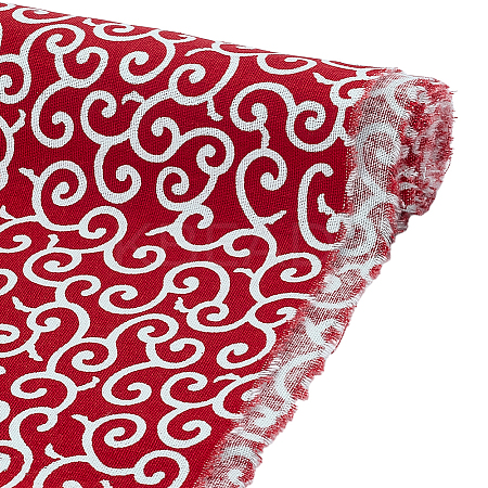 Printed Cloud Pattern Cotton Fabric AJEW-WH0314-975B-1