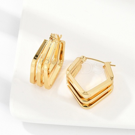 201 Stainless Steel Hoop Earrings LS-EJEW-Q026-18G-1