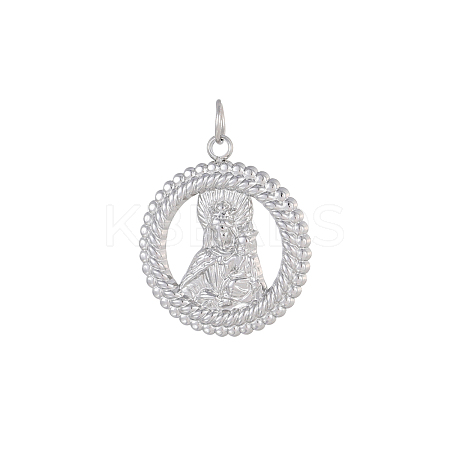 304 Stainless Steel Pendants STAS-OY002-20P-1