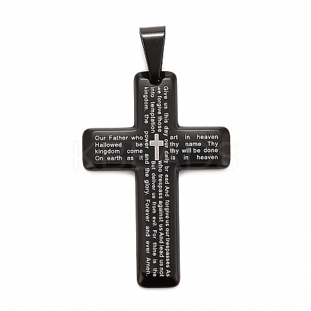 304 Stainless Steel Big Pendants LS-STAS-O116-01BP-1