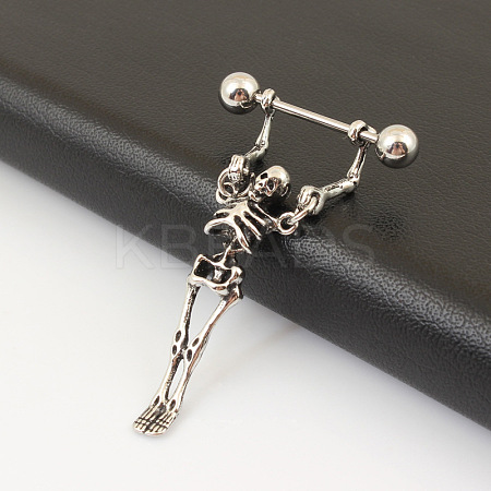 Skeleton Alloy Nipple Rings FS-WG2EDE7-01-1