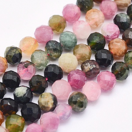Natural Tourmaline Beads Strands LS-G-O166-27-4mm-1
