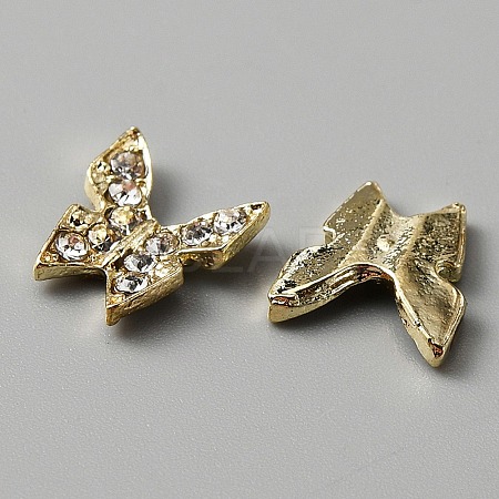Alloy Rhinestone Cabochons MRMJ-WH0081-32LG-1