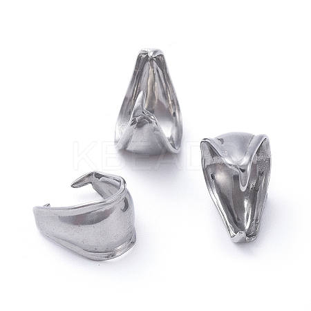 Tarnish Resistant 304 Stainless Steel Snap on Bails LS-STAS-E466-22P-1