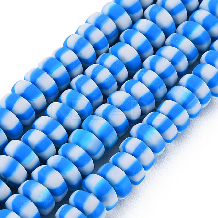 Handmade Polymer Clay Beads Strands CLAY-N008-042G-1