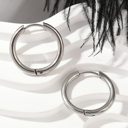 202 Stainless Steel Huggie Hoop Earrings X-EJEW-F111A-20mm-P01-1