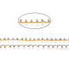 Plated Seed Beads Cords OCOR-R039-J03-4