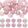 40Pcs Handmade Gold Sand Lampwork Beads Strands LAMP-SC0001-35A-1