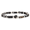 Natural Zebra Jasper Beads Stretch Bracelets for Men Women ZE2494-5-1